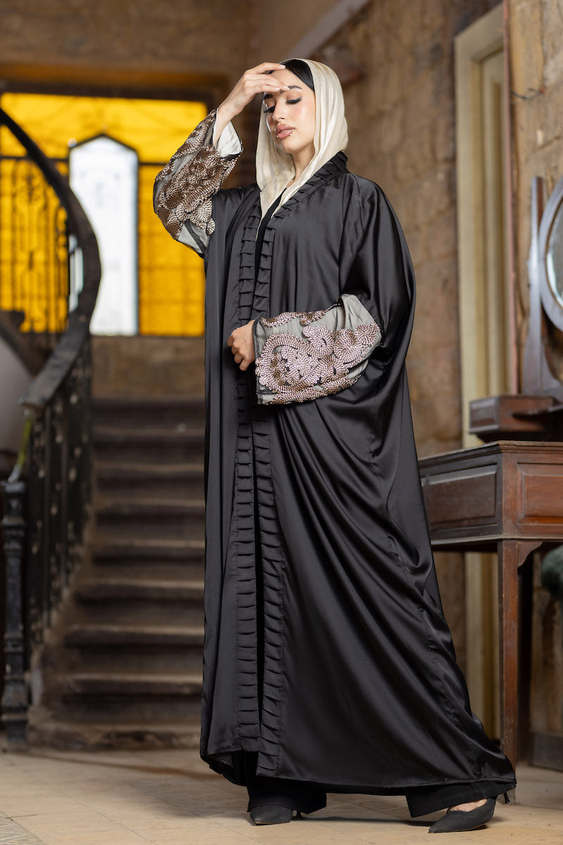 Arabian Pattern Sleeve Kaftan - BERIONY