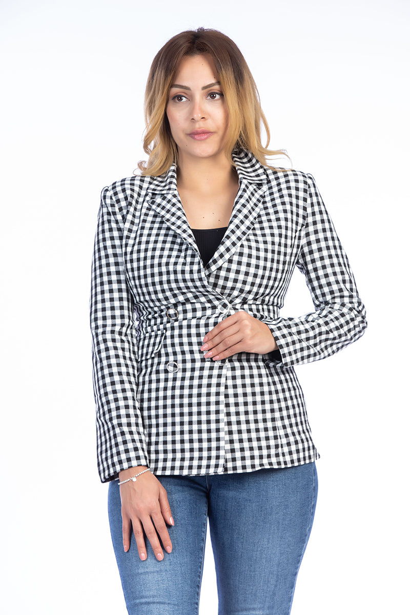 Checked Blazer - BERIONY