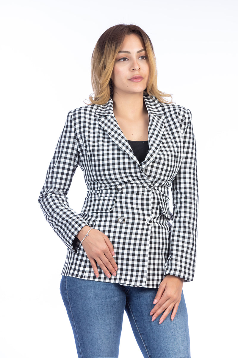 Checked Blazer - BERIONY