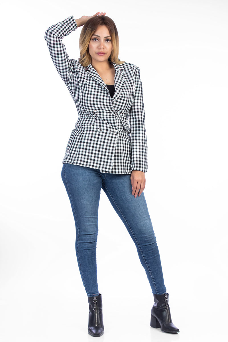 Checked Blazer - BERIONY