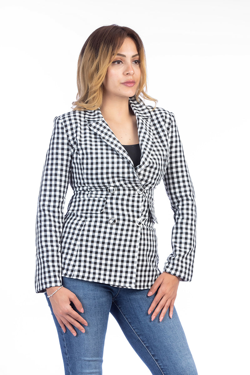 Checked Blazer - BERIONY