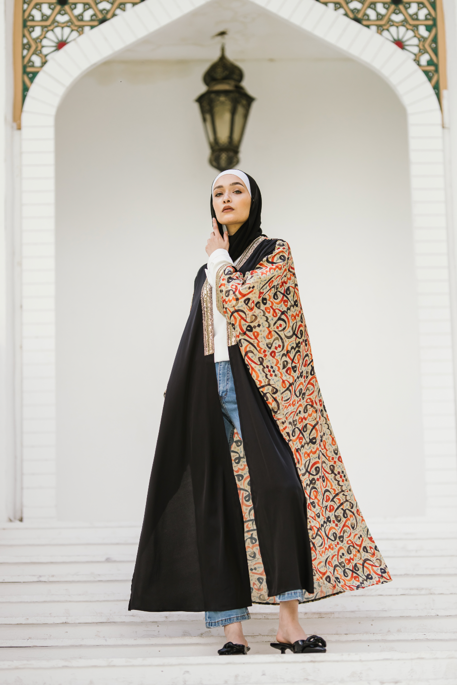 Kalemat - Arabic Pattern Kaftan - BERIONY