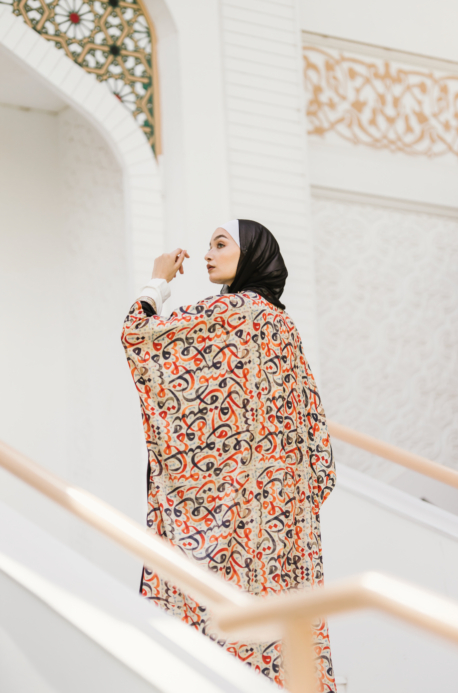 Kalemat - Arabic Pattern Kaftan - BERIONY