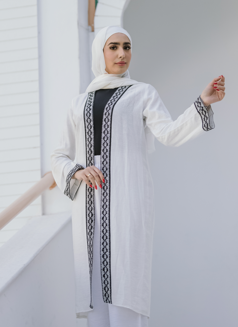 Embroidered two pieces Set - BERIONY
