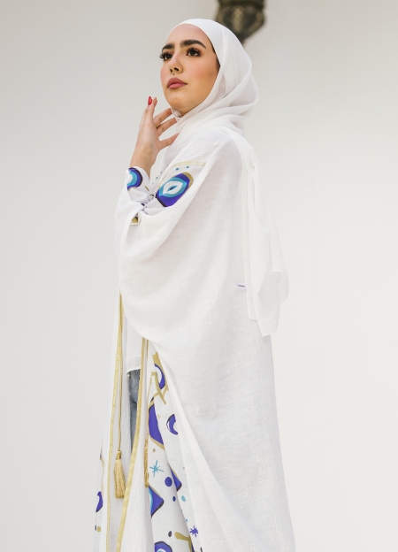 Blue Evil Eye Kaftan - BERIONY