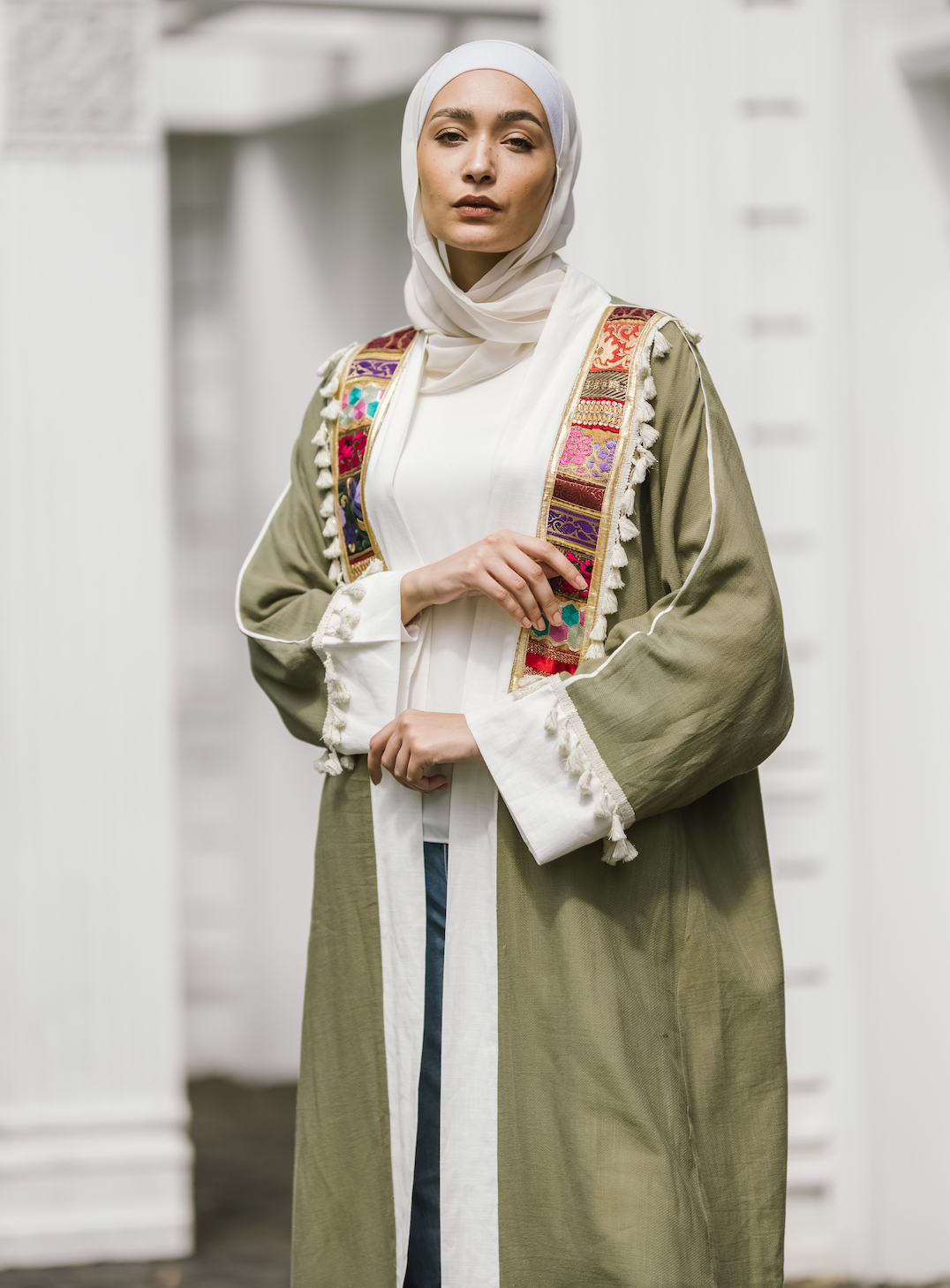 Embroidered Kaftan - BERIONY