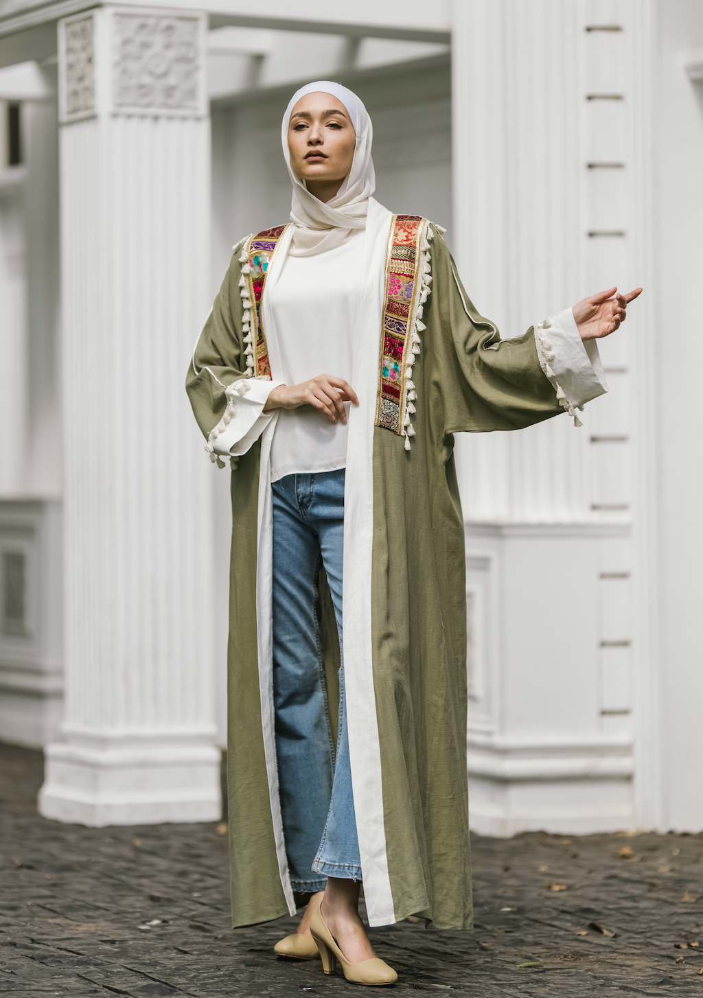 Embroidered Kaftan - BERIONY