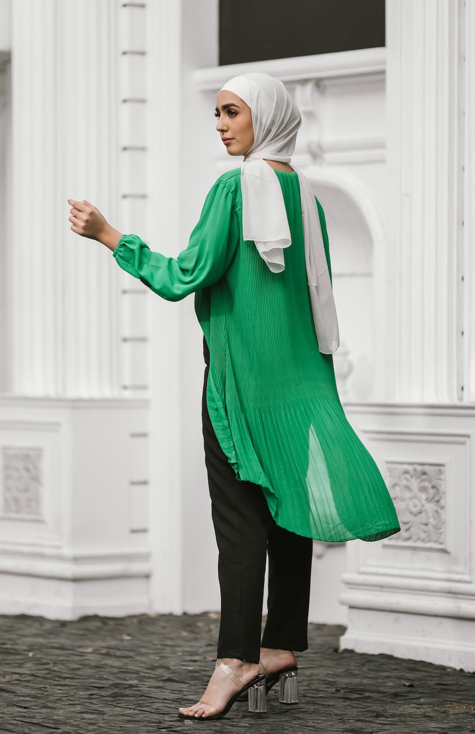 Pleated Blouse - BERIONY