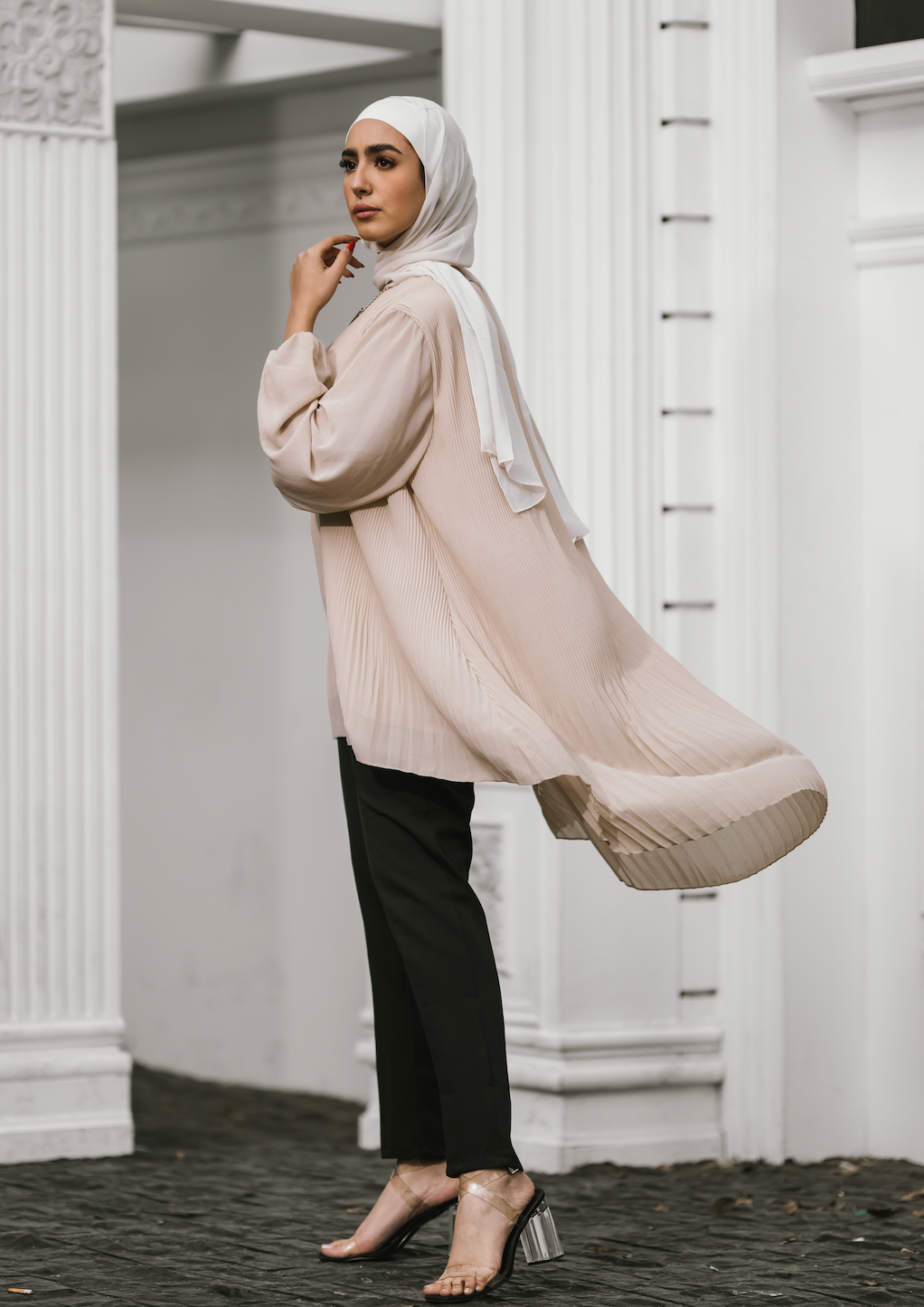 Pleated Blouse - BERIONY