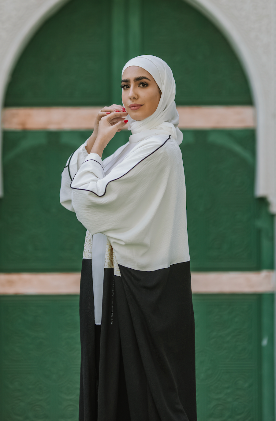 Gold Strip Kaftan - BERIONY