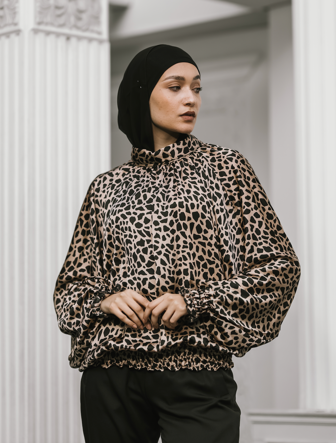 Leopard Blouse - BERIONY