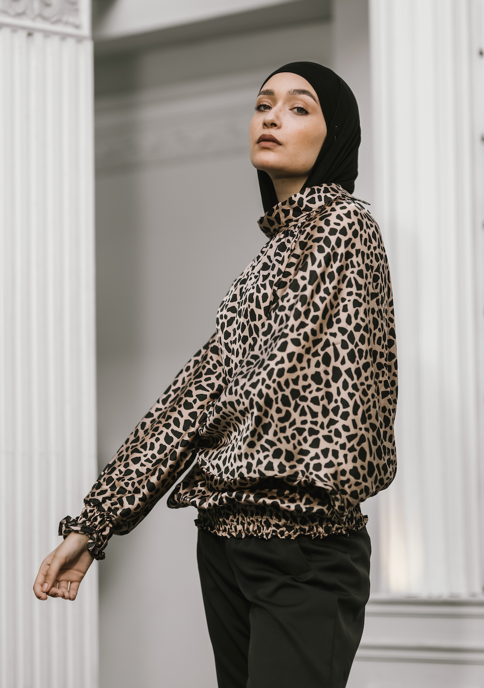 Leopard Blouse - BERIONY