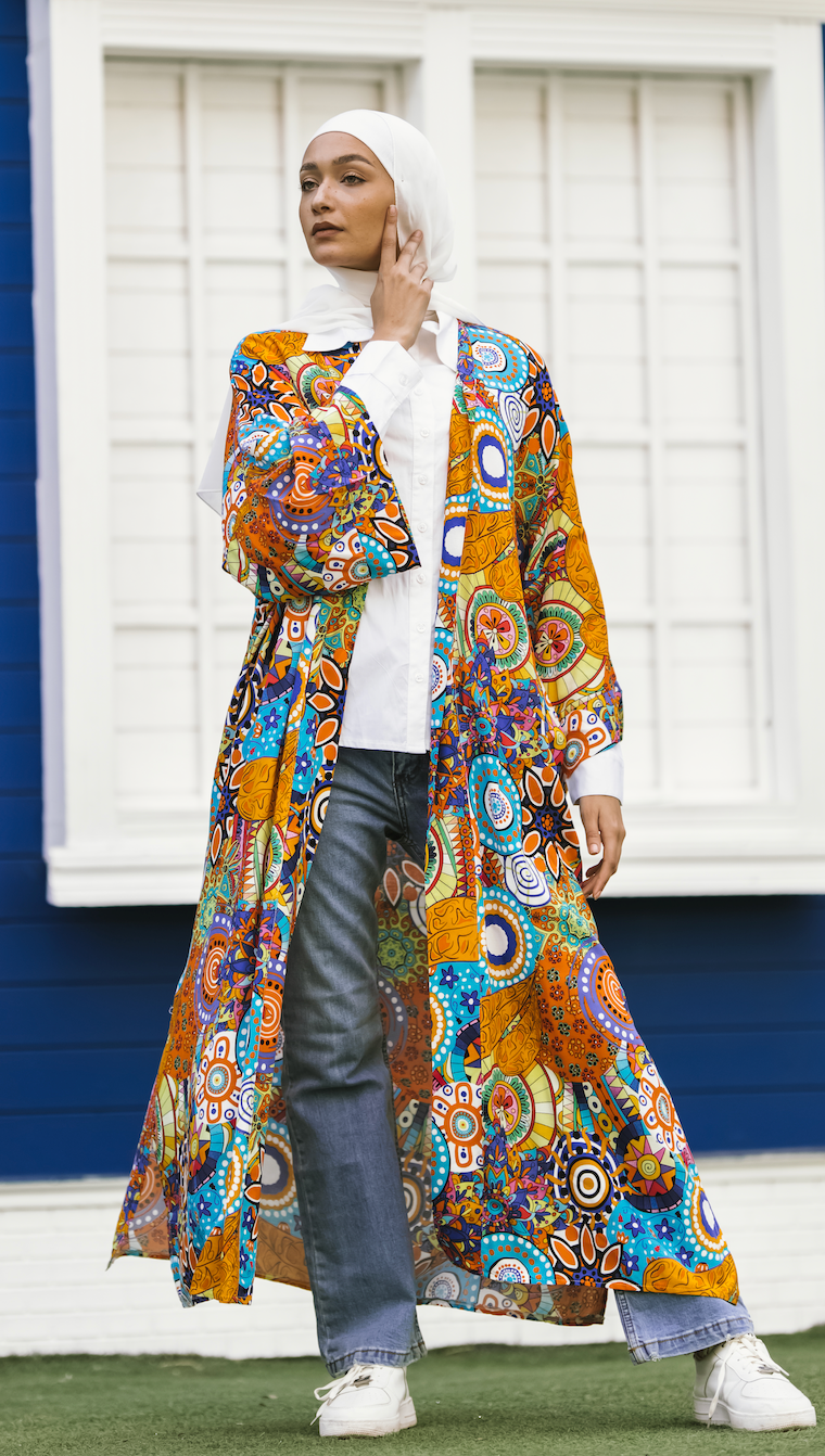 Multi Color Kaftan - BERIONY