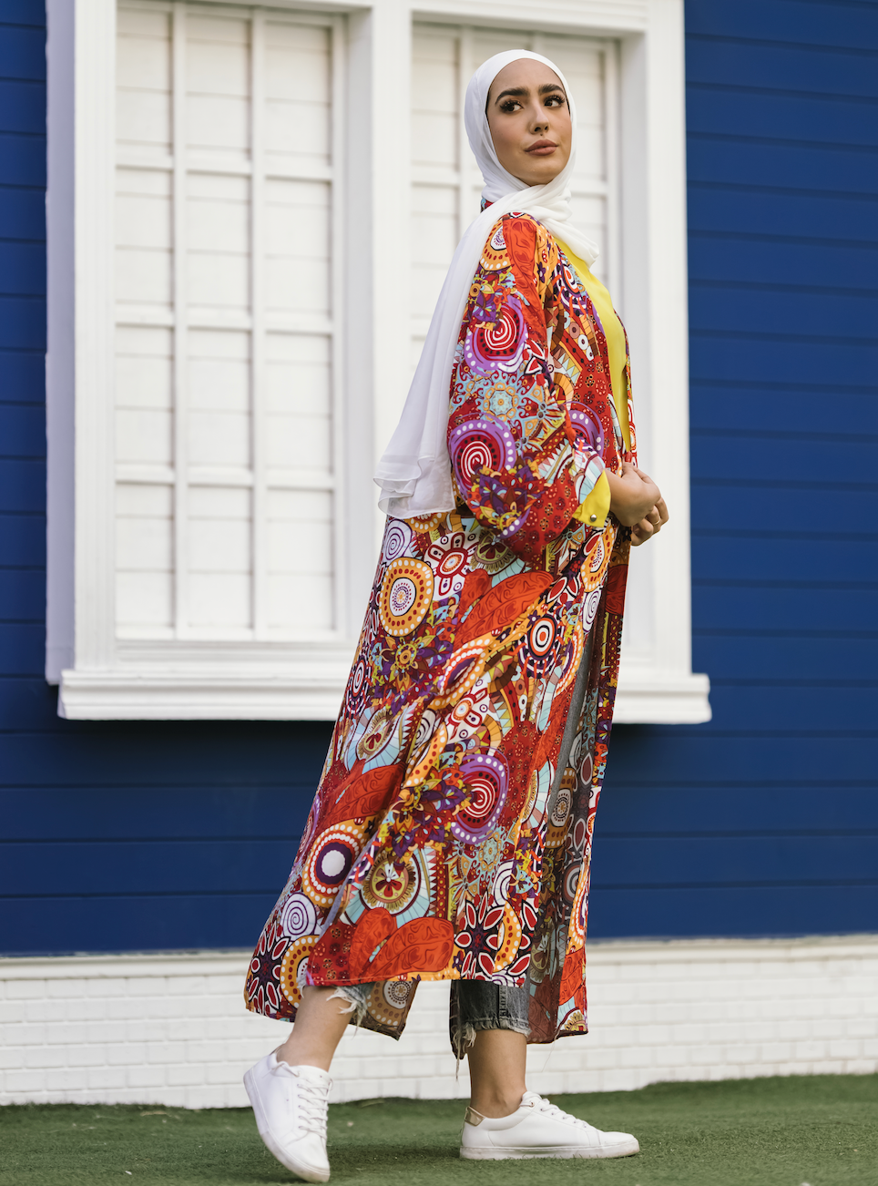 Multi Color Kaftan - BERIONY