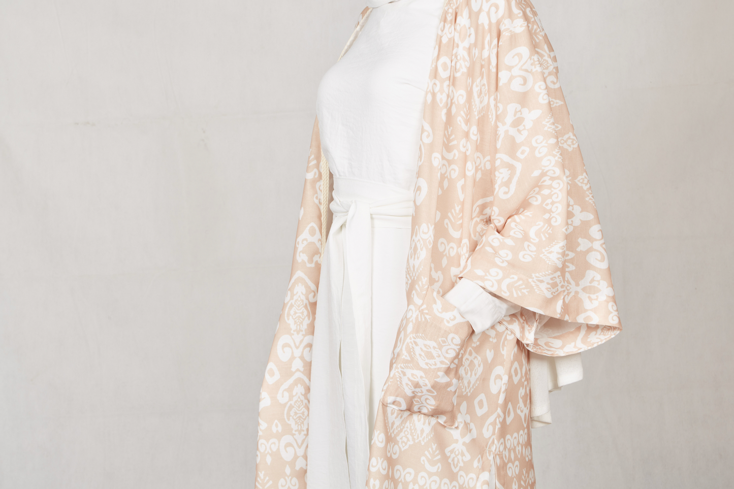 Long Patterned Kimono - BERIONY