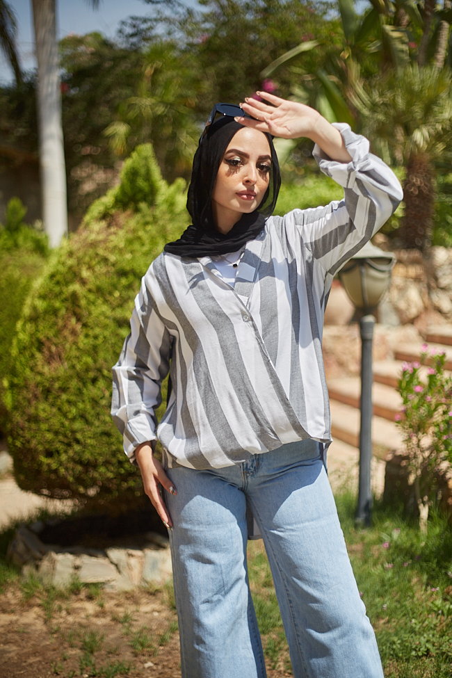 Striped Blouse - BERIONY