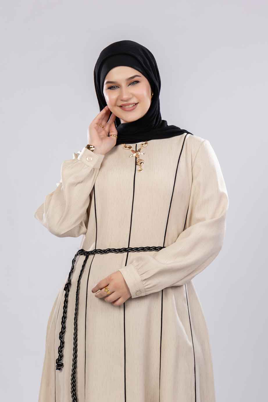 عبايه بدون طرحه - BERIONY
