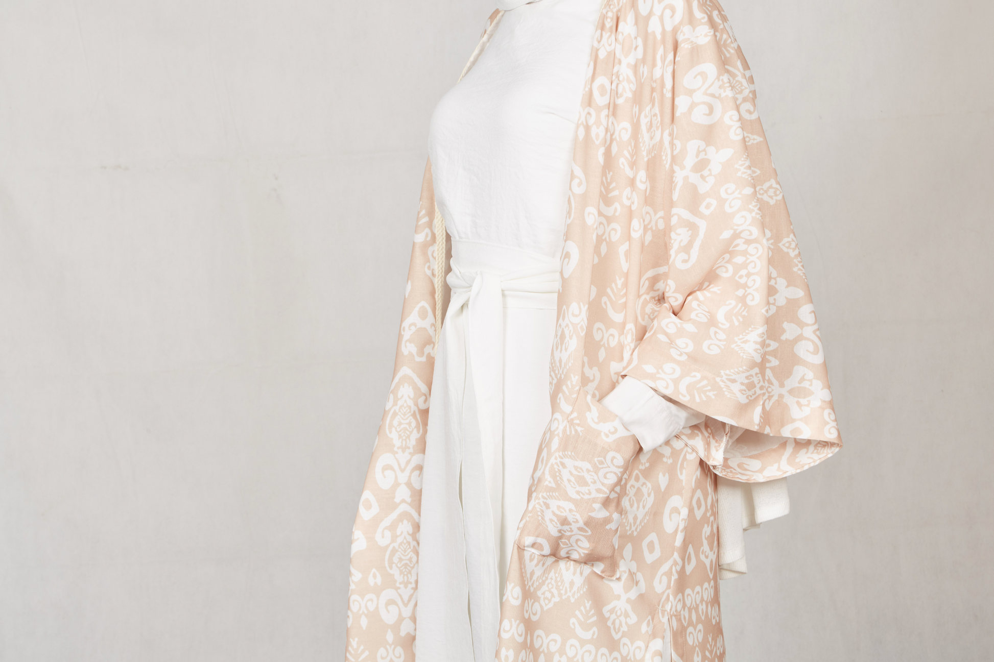 Long Patterned Kimono - BERIONY